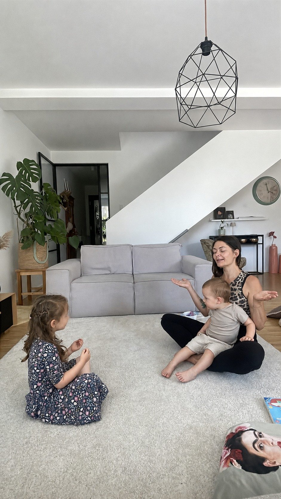 Kinder beim Kinderyoga in der Kindertagespflege Anna-Lena Korb in Eisingen